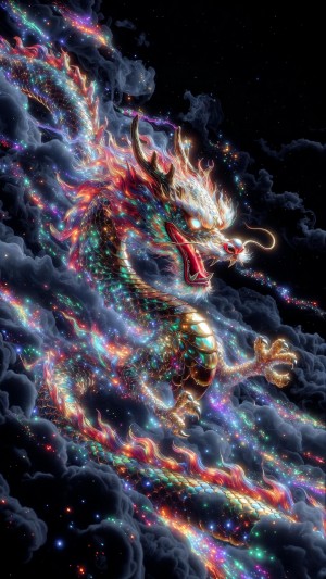 The Nebula Dragon: Guardian of the Cosmic Void